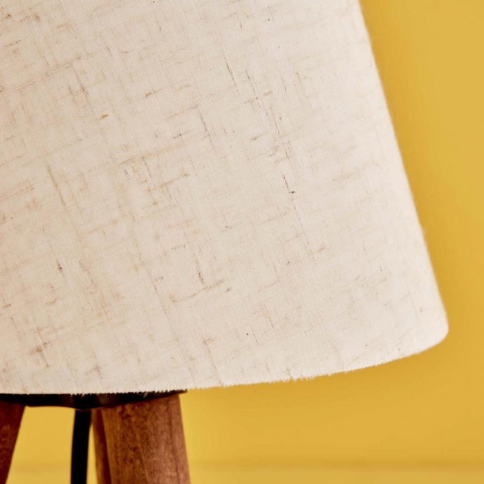 Opviq Lámpara de Mesa AYD-3424 Crema